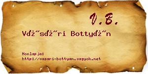 Vásári Bottyán névjegykártya